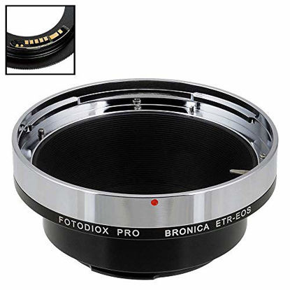 Picture of Fotodiox Pro Lens Mount Adapter Compatible with Bronica ETR Mount SLR Lenses to Canon EOS (EF, EF-S) Mount D/SLR Camera Body - with Gen10 Focus Confirmation Chip