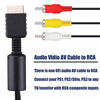 Picture of PS2 PS3 AV Cable, AV to RCA Cable Cord for Playstation 2 3 /PS2/PSX/PS3 Slim (6FT)