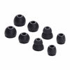 Picture of Replacement Eartips Silicone Earbuds Buds Set for Powerbeats Pro Beats Wireless Earphone Headphones,4 Pair (Black)