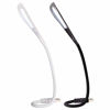 Picture of Fpxnb 2 Pack USB LED Reading Lamps, Dimmable Touch Control Lights, 14 LED Beads, Flexible Adjustable All Angle Tube (Set of 2, Black & White)