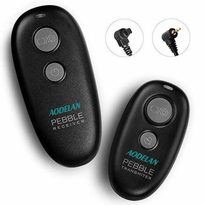 Picture of Wireless Remote Control Shutter Release for Canon EOS RP, 5D Mark II, 5D Mark III, 6D Mark II, 6d, 7D Series; for Fujifilm GFX 50R, X-T3, X-T2; for Olympus OM-D E-M1 Mark II
