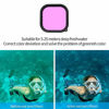 Picture of TELESIN Waterproof Case with 3-Pack Dive Filter for GoPro Hero 9 Black Supports 60M/196FT Underwater Scuba Snorkeling Deep Diving with Red Magenta Filter Bracket Screw Go Pro Accessories