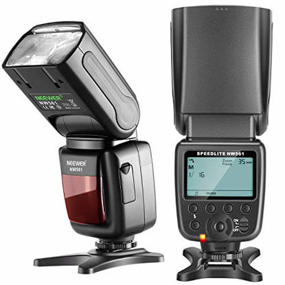 Picture of Neewer NW561 LCD Display Flash Speedlite for Canon Nikon Panasonic Olympus Pentax Fijifilm and Sony with Mi Hot ShoeDSLR and Mirrorless Cameras with Standard Hot Shoe