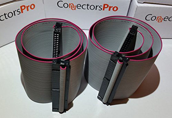 Picture of PC Accessories - Connectors Pro 2-Pack 18 Inches 2 Female Connectors IDC 2x25 50P SCSI Internal Flat Ribbon Cable