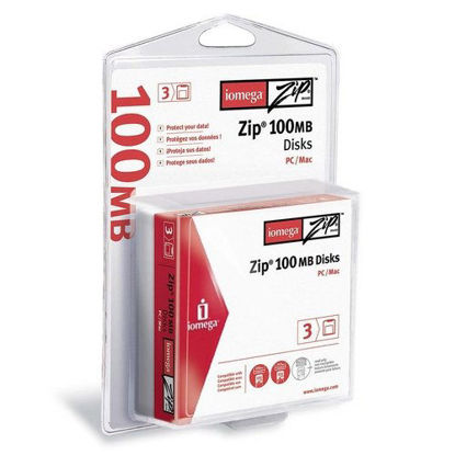 Picture of Iomega 3PK ZIP 100MB CLAMSHELL PC/MAC ( 32603 ) (Discontinued by Manufacturer)