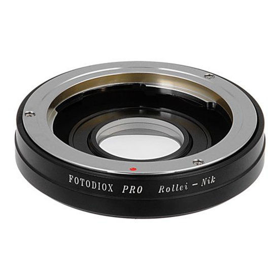 Picture of Fotodiox Pro Lens Mount Adapter, for Rollei 35mm Lens to Nikon F-Mount DSLR Cameras