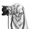 Picture of Movo CRC03 Extra-Long Camera Rain Coat Rain Cover for DSLR Cameras, Lens, and Tripod (Metallic Gray)