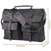 Picture of Leather Messenger Bag for Men, 15.6 Inch Vintage Laptop Bag Briefcase Satchel