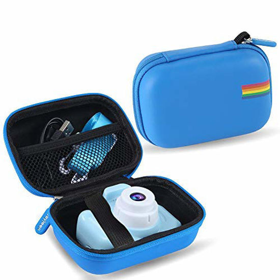 Picture of Case for OMZER/OMWay/Veroyi/RegeMoudal/Hachi's Choice/JLtech Kids Camera Gifts for 4-8 Year Old Girls. Shockproof Storage Box fits for Toys Cameras,USB Cable and microSD Card.(Case Only) (Blue)