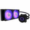 Picture of Cooler Master MasterLiquid ML240L RGB V2, Close-Loop AIO CPU Liquid Cooler, 240 Radiator, Dual SickleFlow 120mm, RGB Lighting, 3rd Gen Dual Chamber Pump for AMD Ryzen/Intel LGA1151