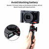 Picture of ZV-1 Camera Base Mount Bracket for Sony ZV1 Compact Camera, with Cold Shoe Microphone/Light Extension Mount on Bottom, Support Vertical Video Shooing YouTube Streaming Vlog Accessories - R054