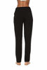 Picture of DIBAOLONG Womens Yoga Pants Wide Leg Comfy Drawstring Loose Straight Lounge Running Workout Legging A1-Black XL