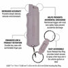 Picture of SABRE RED Pepper Spray Keychain with Quick Release for Easy Access - Max Police Strength OC Spray, Finger Grip for Accurate Aim, 10-Foot (3M) Range, 25 Bursts (5x Other Brands) - Practice SprayOption