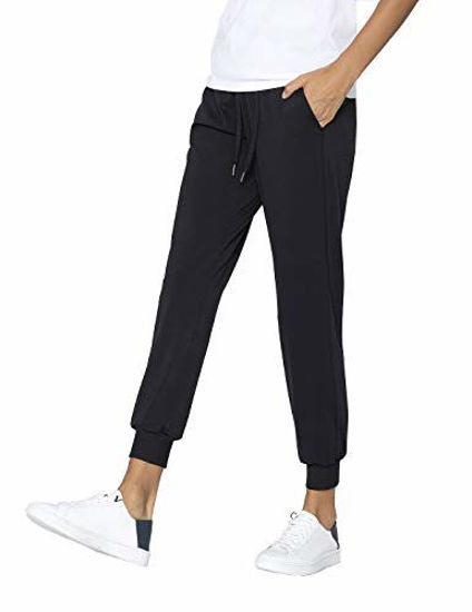GetUSCart- AJISAI Women?s Joggers Pants Drawstring Running Sweatpants with  Pockets Lounge Wear Sangria XS