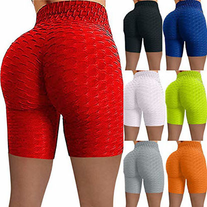 Picture of Famous TikTok Leggings, Yoga Pants for Women High Waist Tummy Control Booty Bubble Hip Lifting Workout Running Tights