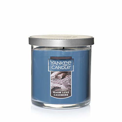 Picture of Yankee Candle Small Tumbler Jar Warm Luxe Cashmere Scented Premium Paraffin Grade Candle Wax with up to 55 Hour Burn Time