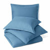 Picture of Nestl Duvet Cover 3 Piece Set - Ultra Soft Double Brushed Microfiber Hotel Collection - Comforter Cover with Button Closure and 2 Pillow Shams, Blue Heaven - Full (Double) 80"x90"