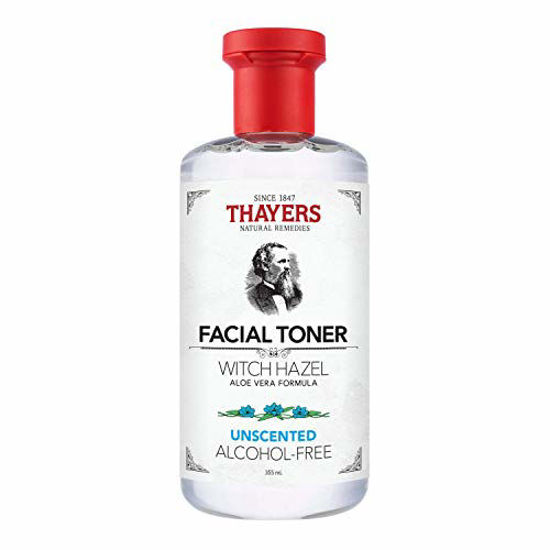 Picture of Thayers Alcohol-Free Unscented Witch Hazel Facial Toner with Aloe Vera Formula - 12 oz