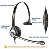 Picture of Wantek Corded Telephone Headset Mono w/Noise Canceling Mic Compatible with ShoreTel Plantronics Polycom Zultys Toshiba NEC Aspire Dterm Nortel Norstar Meridian Packet8 Landline Deskphones(F600S2)