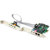 Picture of StarTech.com 7.1 Channel Sound Card - PCI Express - 24-bit - 192KHz - SPDIF Digital Optical and 3.5mm Analog Audio (PEXSOUND7CH)