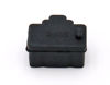 Picture of iExcell 50 Pcs Black Ethernet Hub Port RJ45 Anti Dust Cover Cap Protector Plug