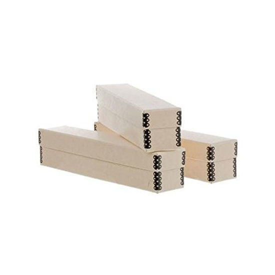 Picture of Archival Methods Slide File Box 11-3/8x2 x 2-3/8", 3 Pack, Tan