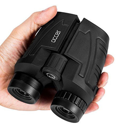 Picture of Occer 12x25 Compact Binoculars with Clear Low Light Vision, Large Eyepiece Waterproof Binocular for Adults Kids,High Power Easy Focus Binoculars for Bird Watching,Outdoor Hunting,Travel,Sightseeing