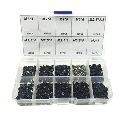 Picture of 500pcs Laptop Notebook Computer Screw Kit Set for IBM HP Dell Lenovo Samsung Sony Toshiba Gateway Acer