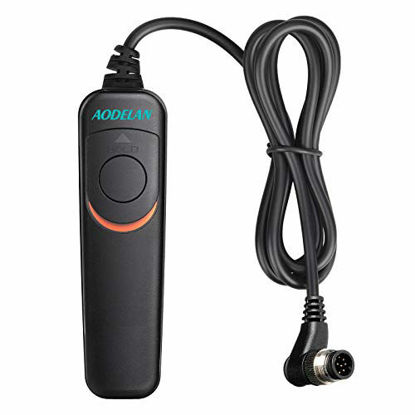 Picture of AODELAN RS-N8 Cable Shutter Release Remote Control for D850,D3, D4, D40s, D5, D800, D800E, D810, D810A, D700, D500. Replaces Nikon MC-30A