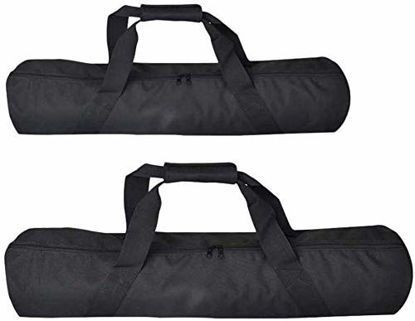 Picture of 39"x7"x7"/100x18x18cm Padded Carrying Bag Heavy Duty Photographic Tripod Carrying Case with Strap for Light Stands, Boom Stand and Tripod HBP03-US (39")