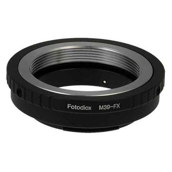 Picture of Fotodiox Lens Mount Adapter Compatible with M39/L39 (x1mm Pitch) Screw Mount Russian & Leica Thread Mount Lens on Fuji X-Mount Cameras