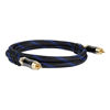 Picture of KUYIOHIFI Dual Shielded (OD 8.0mm) RCA Male to RCA Male subwoofer Cable (2 Feet)