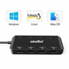 Picture of USB 3.0 Hub Splitter - USB Extender 4 Port USB Ultra Slim Data Hub with Individual Power Switch and LED