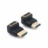 Picture of VCE Combo HDMI 90 Degree and 270 Degree Right Angle Male to Female Adapter 3D&4K Supported