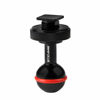 Picture of MINIFOCUS Diving Cold Shoe 1" Ball Mount Head Base Adapter Connector for Underwater Camera Waterproof Housings Case Video/Flash/Strobe Hot Shoes