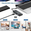 Picture of USB C Hub, 9-in-1 USB C Adapter with 4K USB C to HDMI,VGA, USB C Charging, 2 USB 3.0, SD/TF Card Reader, USB C to 3.5mm, Gigabit Ethernet, USB C Dock Compatible Apple MacBook Pro 13/15 (Thunderbolt 3)