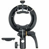 Picture of Godox S2 Speedlite S-Type Bracket Bowens Mount, for Godox V1 AD200Pro AD400Pro AD200 V860II TT685 TT600 TT350, Precise Tilt Control, Large Adjustment Handle, Integrated Umbrella Mount, More Compact