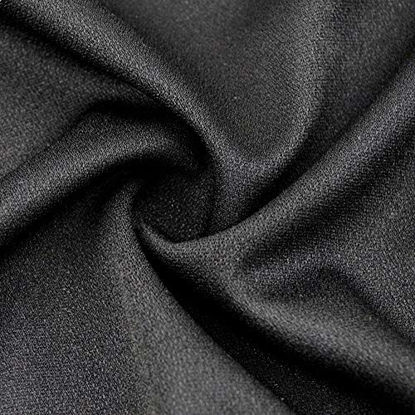 Picture of Black Tulle Speaker Grill Cloth Stereo Fabric Replacement for Home Speakers, Large Speakers, Stage Speakers and KTV Boxes Repair - 63 x 40 in / 160 x 100 cm