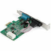 Picture of StarTech.com 2-port PCI Express RS232 Serial Adapter Card - PCIe RS232 Serial Host Controller Card - PCIe to Dual Serial DB9 Card - 16950 UART - Expansion Card - Windows, macOS, Linux (PEX2S953)