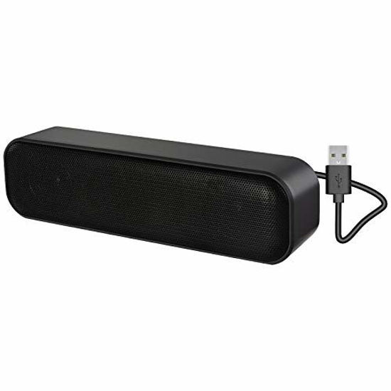 Picture of Computer Speaker,USB Powered Speaker for Desktop,Windows PCs,Laptop. Portable Mini Sound bar-Plug and Play