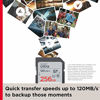 Picture of SanDisk 128GB Ultra SDXC UHS-I Memory Card - 120MB/s, C10, U1, Full HD, SD Card - SDSDUN4-128G-GN6IN