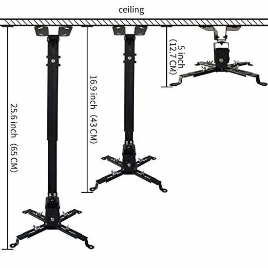 GetUSCart- Projector Mount Universal Wall Or Ceiling Projection Mount ...