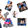 Picture of Portzon Set of 2 Neoprene Dumbbell Hand Weights, Anti-Slip, Anti-roll Dark Blue