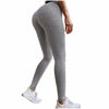 Picture of Famous TikTok Leggings, Yoga Pants for Women High Waist Tummy Control Booty Bubble Hip Lifting Workout Running Tights D-Gray