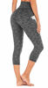 Picture of IUGA High Waisted Yoga Pants for Women with Pockets Capri Leggings for Women Workout Leggings for Women Yoga Capris