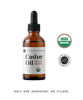 Picture of Castor Oil (4oz), USDA Certified Organic, 100% Pure, Cold Pressed, Hexane Free by Kate Blanc. Stimulate Growth for Eyelashes, Eyebrows, Hair. Skin Moisturizer & Oil Cleanse. FREE Starter Kit