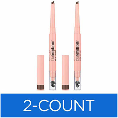 Picture of Maybelline Total Temptation Eyebrow Definer Pencil, Medium Brown, 2 Count