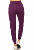 Picture of Leggings Depot JGA128-PURPLE-XL Solid Jogger Track Pants w/Pockets, X-Large