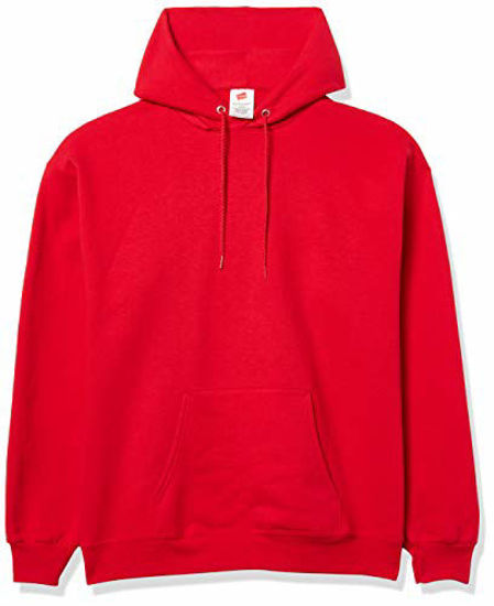 GetUSCart- Hanes Mens EcoSmart Hooded Sweatshirt (P170) -Athletic R -S