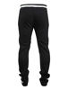 Picture of SCREENSHOTBRAND-S41700 Mens Hip Hop Premium Slim Fit Track Pants - Athletic Jogger Bottom with Side Taping-BK/GD-Large